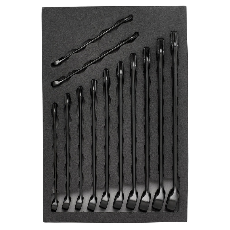 DRAPER 07143 Draper Expert HI-TORQ¨ Metric Combination Spanner Set in EVA Foam Tray (12 Piece)