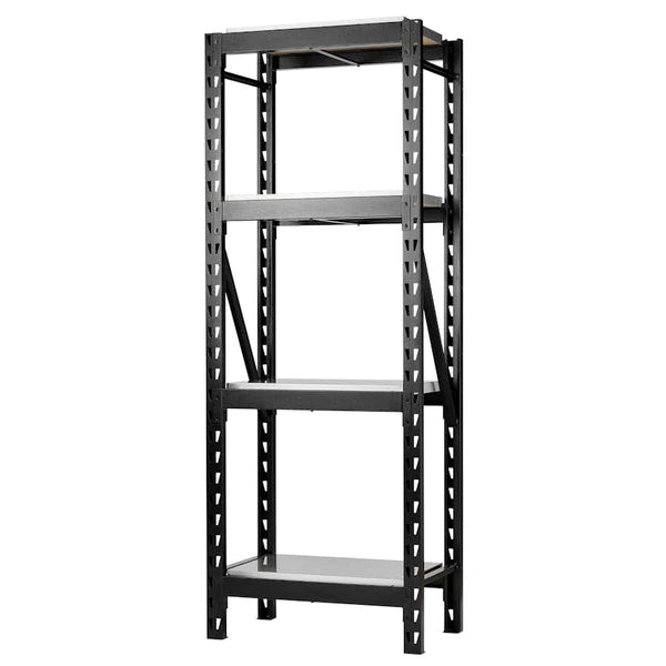 BUNKER&#174 27987 21 Piece Modular 4 Tier Racking with Stainless Steel Shelving, 750mm