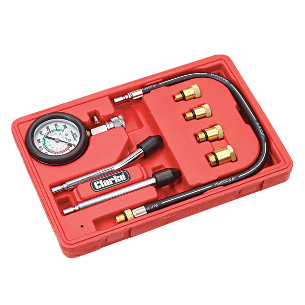Clarke 1801693 CHT693 8 Piece Compression Tester Kit