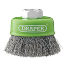 Draper 08051 Stainless-Steel Crimped Wire Cup Brush, 65mm, M14