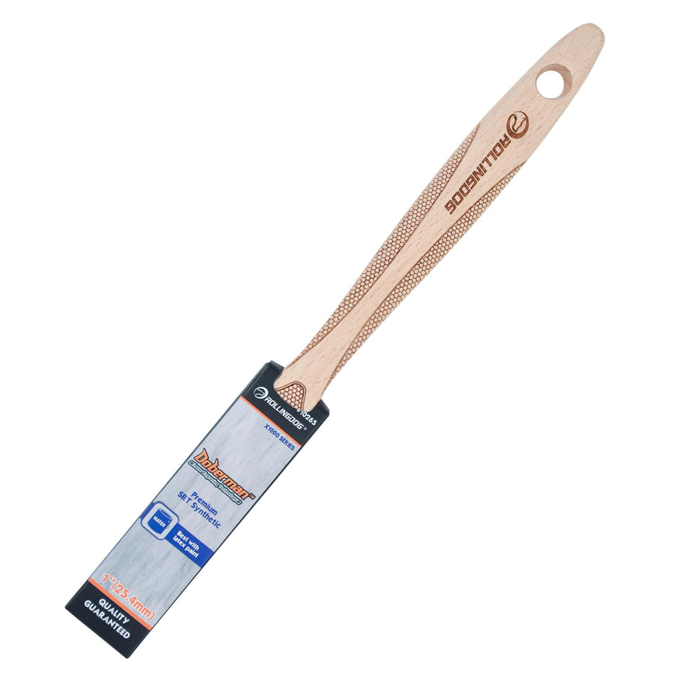 Draper 08146 ROLLINGDOG DOBERMAN™ X1000 Series Flat Paint Brush, 1"