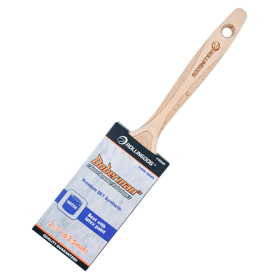 Draper 08150 ROLLINGDOG DOBERMAN™ Series Flat Paint Brush, 2.5"