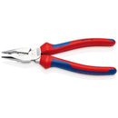 DRAPER 13181 KNIPEX 08 25 185 SB Needle-Nose Combination Pliers with multi-component grips chrome-plated, 185mm