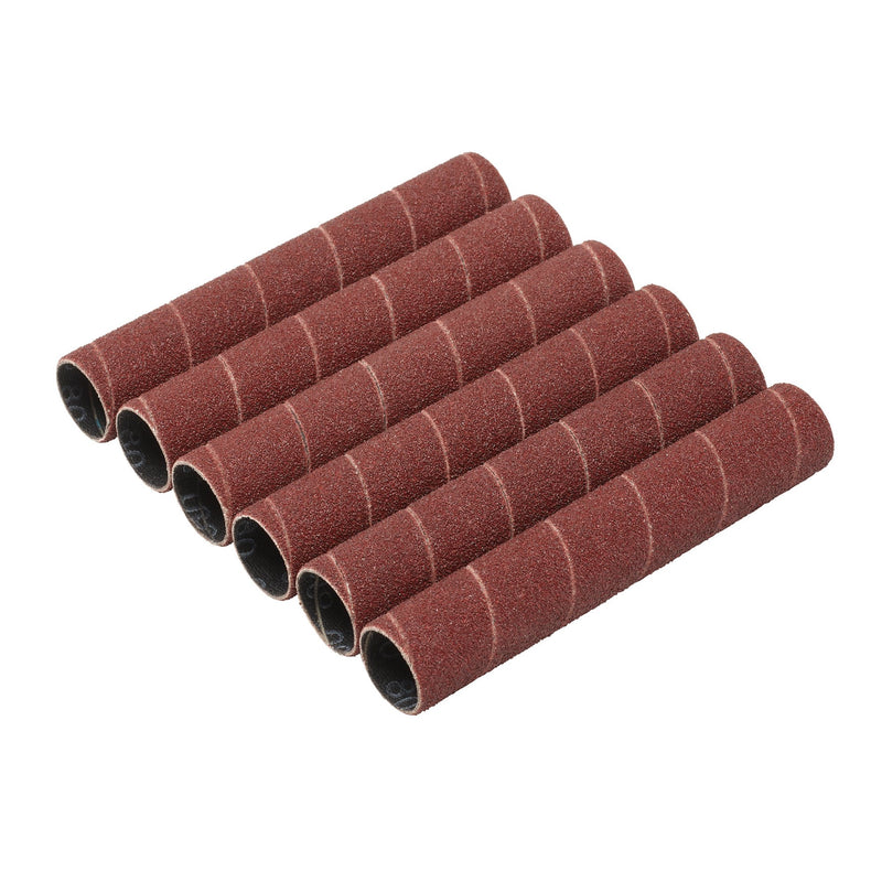 Draper 08402 Aluminium Oxide Sanding Sleeves, 19 x 115mm, 80 Grit (Pack of 6)