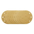 Draper 08475 Gold Sanding Discs with Hook & Loop, 150mm, 180 Grit, 15 Dust Extraction Holes (Pack of 10)