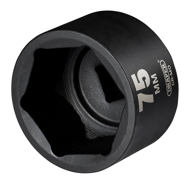 Draper 08504 Draper HI-TORQ; Impact Socket, 1" Sq. Dr. 75mm