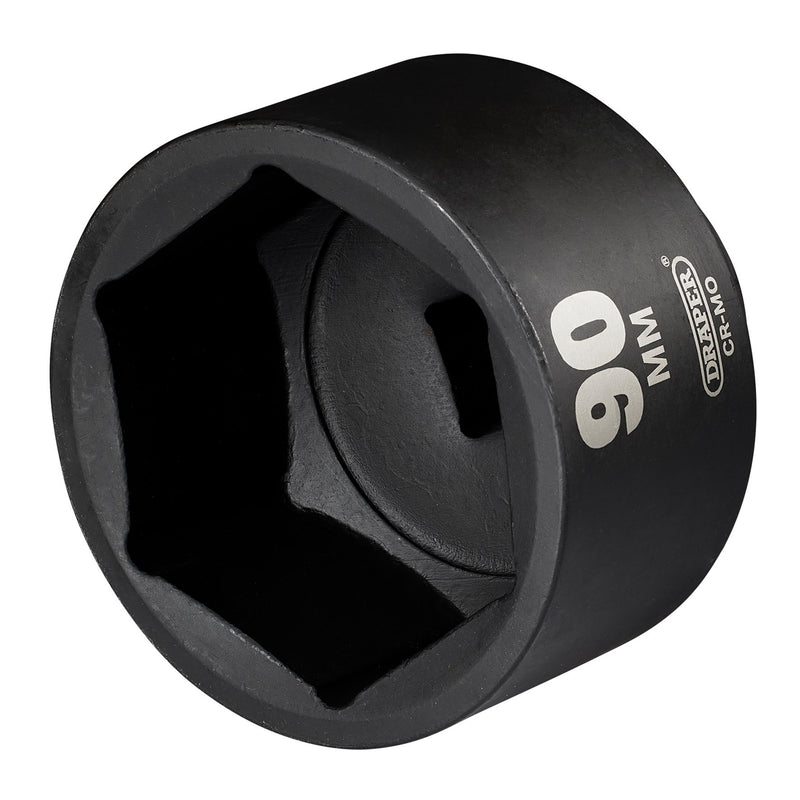 Draper 08507 Draper HI-TORQ; Impact Socket, 1" Sq. Dr. 90mm