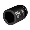 Draper 08513 Draper HI-TORQ; Deep Impact Socket, 1" Sq. Dr., 42mm