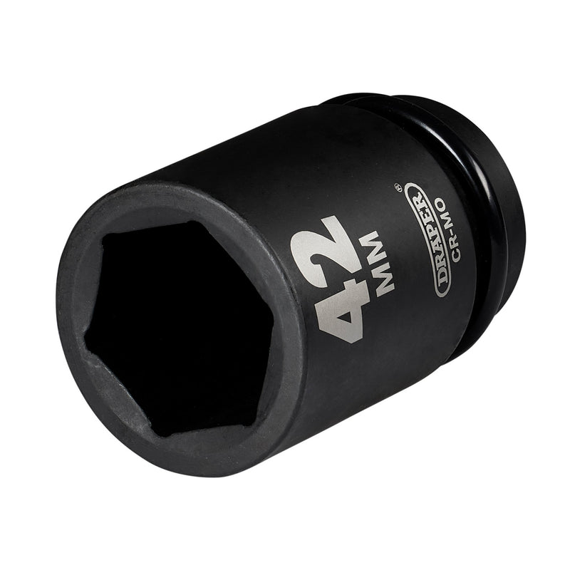 Draper 08513 Draper HI-TORQ; Deep Impact Socket, 1" Sq. Dr., 42mm
