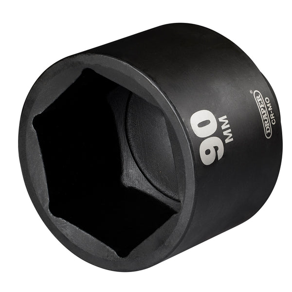 Draper 08527 Draper HI-TORQ; Deep Impact Socket, 1" Sq. Dr., 90mm