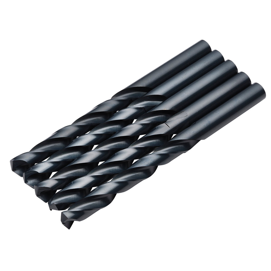 Draper 08837 Black HSS Drill Bit, 9.0mm x 125mm (Pack of 5)