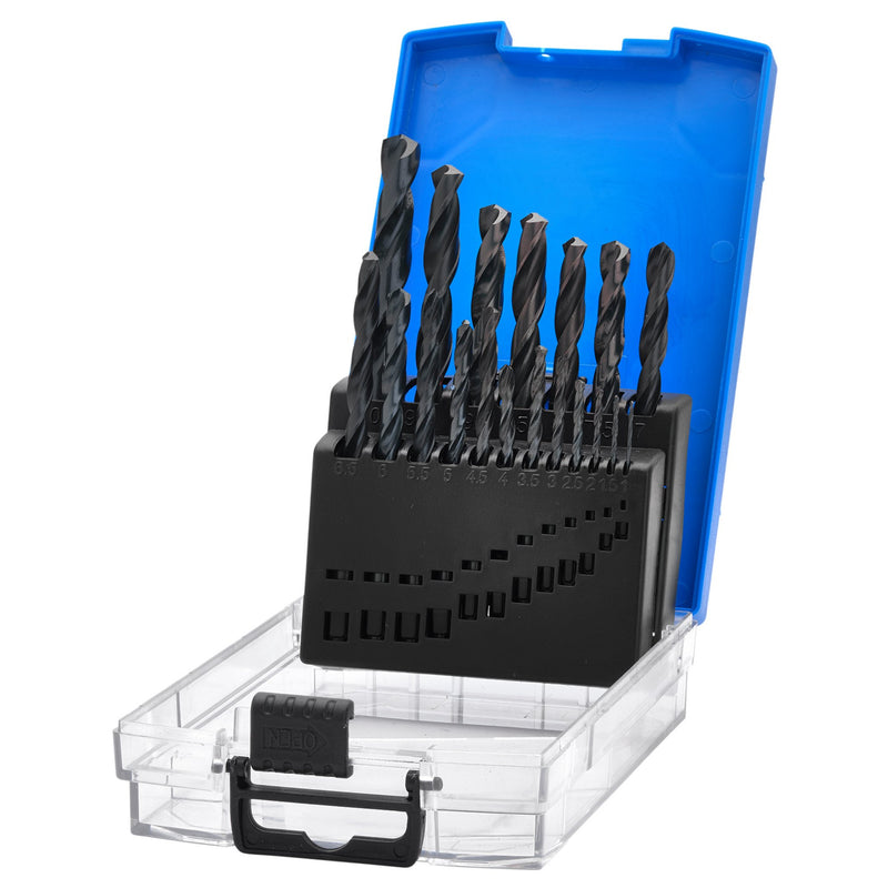 Draper 08850 Black HSS Drill Bit Set (19 Piece)