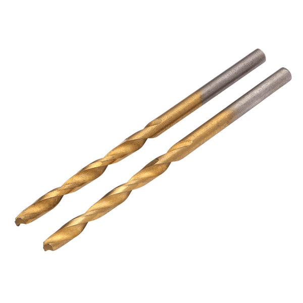 Draper 08862 HSS Titanium Nitride Coated Drill Bit, 3.0mm x 61mm (Pack of 2)