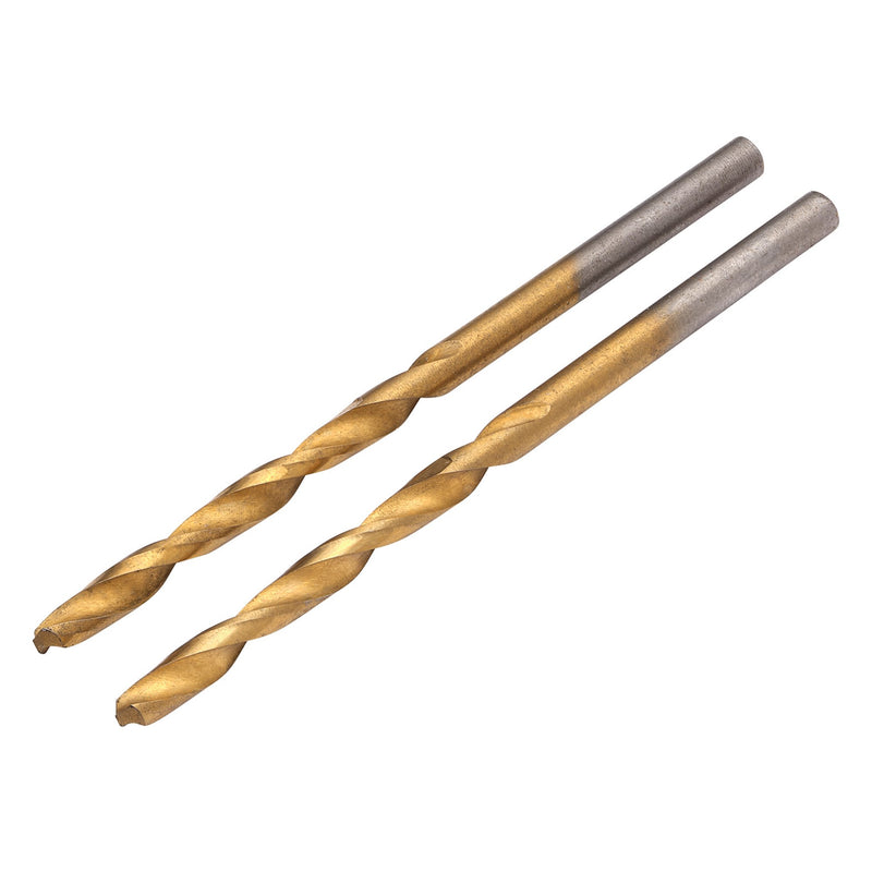 Draper 08864 HSS Titanium Nitride Coated Drill Bit, 3.5mm x 70mm (Pack of 2)