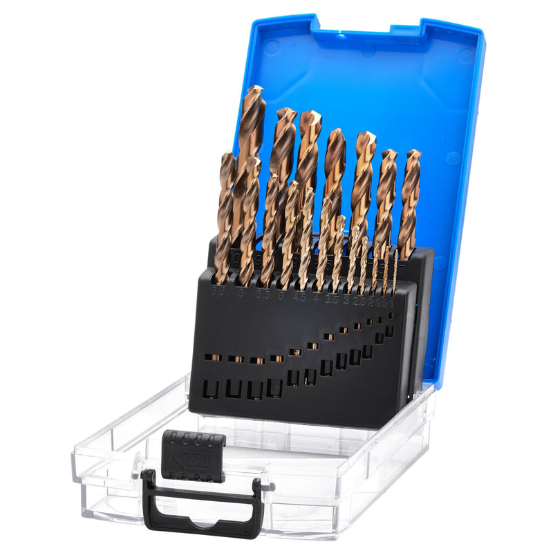 Draper 08964 Draper Expert HSSE M35 Cobalt Drill Bit Set (19 Piece)