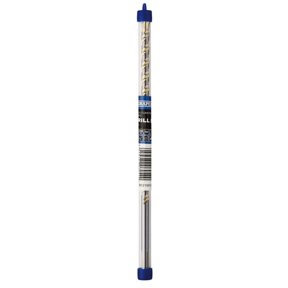 Draper 09095 Multi Construction TCT Drill Bit, 10.0 x 250mm