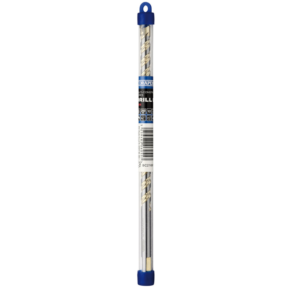 Draper 09098 Multi Construction TCT Drill Bit, 12.0 x 250mm