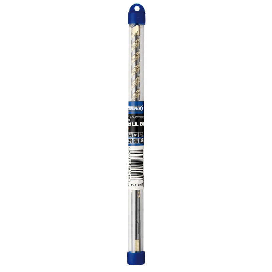Draper 09099 Multi Construction TCT Drill Bit, 14.0 x 250mm