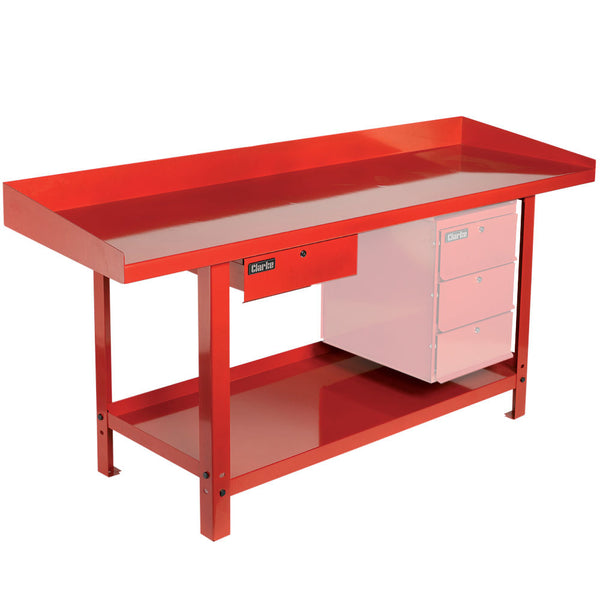 Clarke 7637807 CWB2000D 2m Engineers' Steel Workbench
