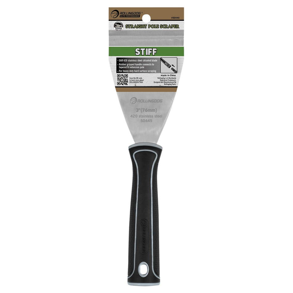 Draper 09600 ROLLINGDOG Straight Pole Scraper, 3"/76mm