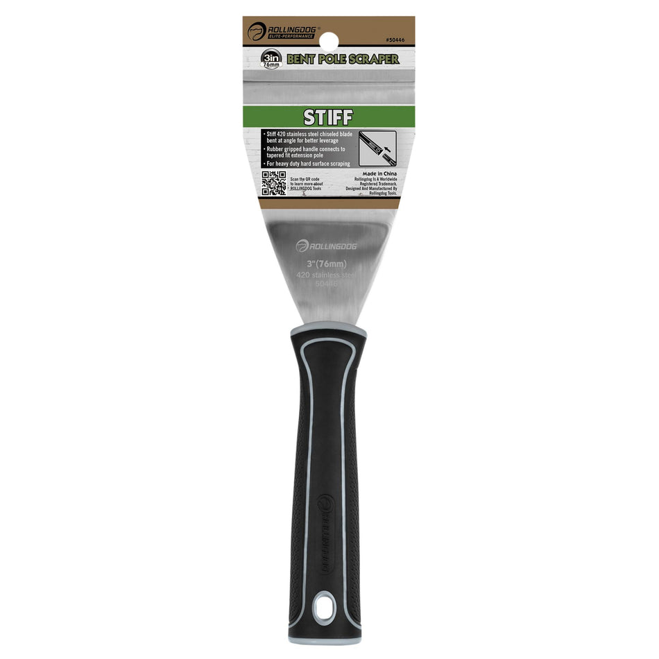 Draper 09615 ROLLINGDOG Angled Pole Scraper, 3"/76mm