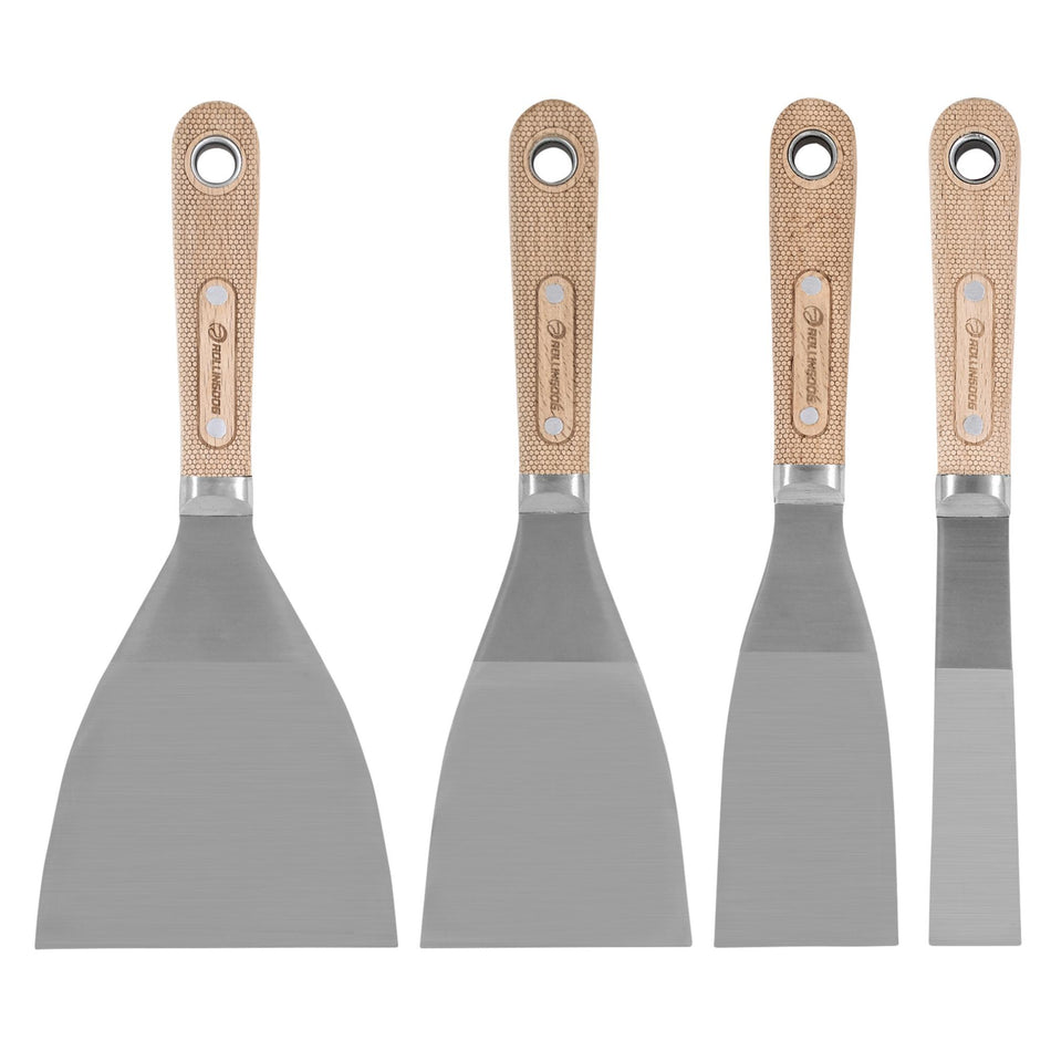 Draper 09617 ROLLINGDOG DOBERMAN™ Putty Knife Set (4 Piece)