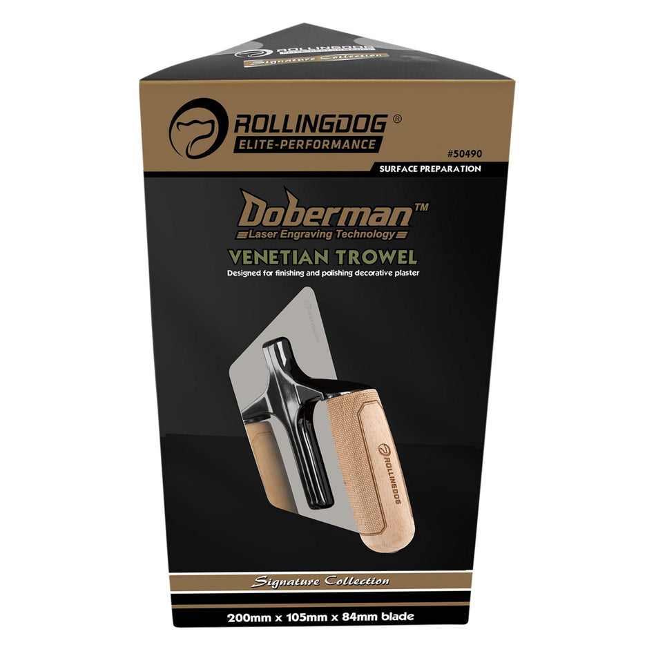 Draper 09644 ROLLINGDOG DOBERMAN™ Venetian Trowel, 200 x 105 x 84mm
