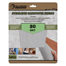 Draper 09653 ROLLINGDOG Stearated Sanding Sheets, 230 x 280mm, 80 Grit (Pack of 10)