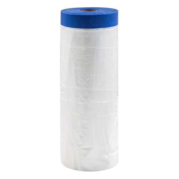 Draper 09663 ROLLINGDOG PAINTERS-SHIELD&#8482; Blue Pretaped Masking Film, 33m x 110cm