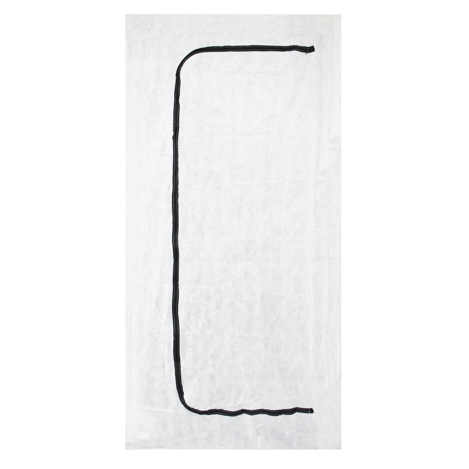 Draper 09672 ROLLINGDOG Plastic Dust Barrier Zip Door, 1.2 x 2.2m