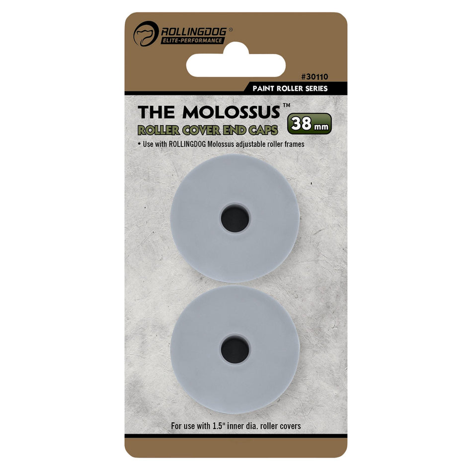 Draper 09676 ROLLINGDOG THE MOLOSSUS™ Roller Cover End Caps, 12-18" (Pack of 2)