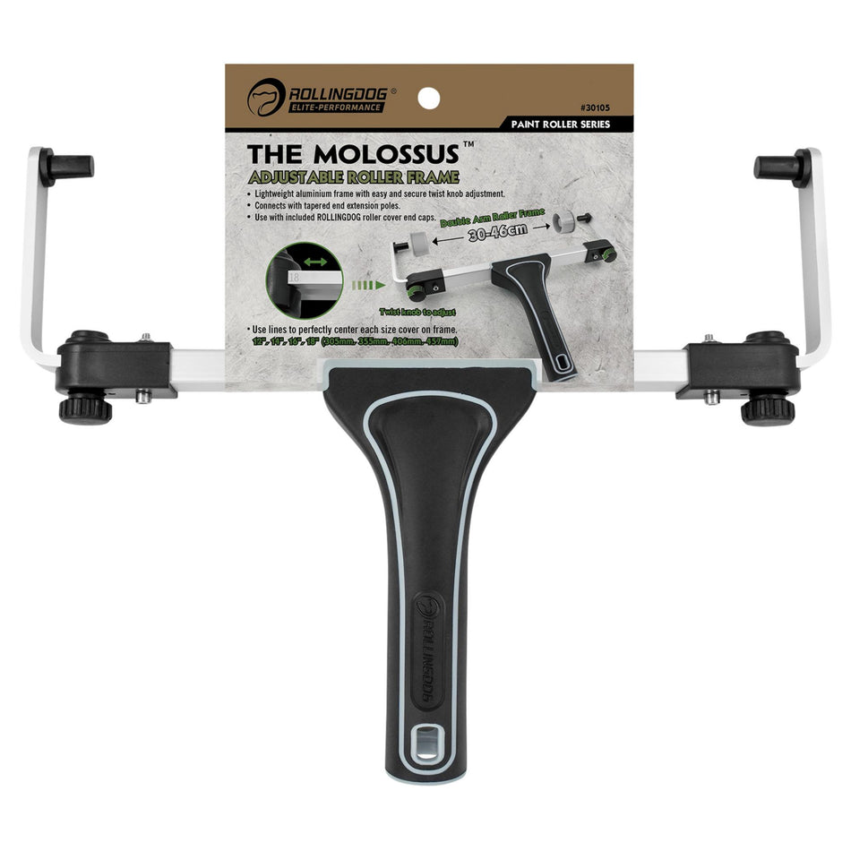 Draper 09677 ROLLINGDOG THE MOLOSSUS™ Adjustable Roller Frame, 12-18"