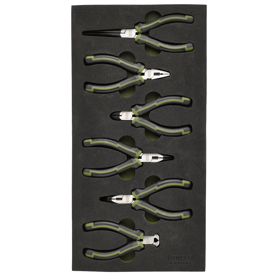 Draper Expert 09905  Mini Pliers Set in EVA Foam Tray (6 Piece)