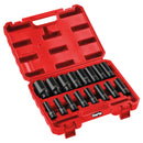 Clarke 3110882 CIS12/16D 16 Piece 1/2" Drive 10 - 32mm Deep Impact Socket Set