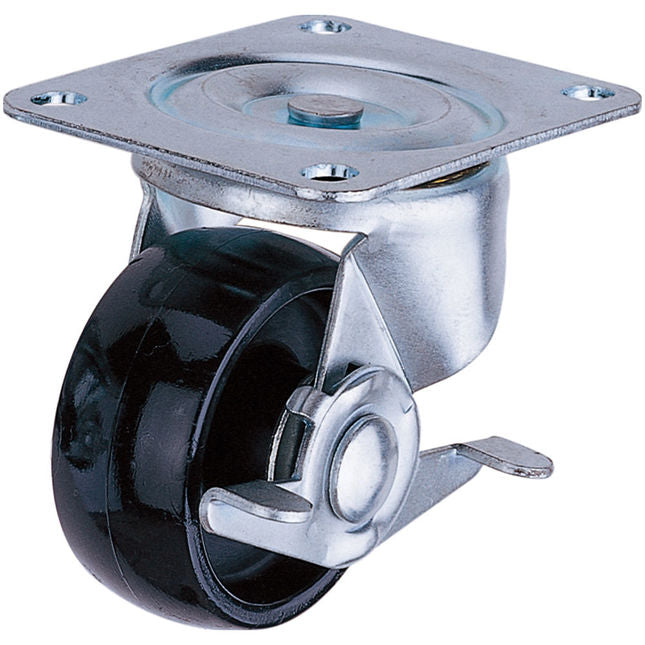 Clarke 4200063 Polypropylene Castors Fixed / Swivel / Swivel & Brake (50mm - 100mm)