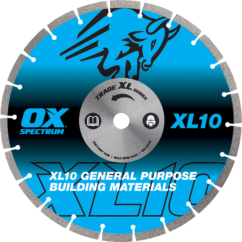 OX Tools OX-XL10-300/20 Trade XL-10 Segmented Diamond Blade - General Purpose - 300/20mm