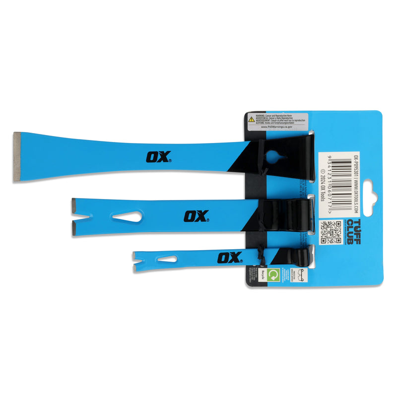 OX Hand Tools P095301 Pro 3-Piece Handy Bar Set