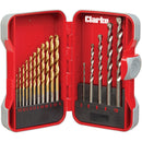 Clarke 1801765 CHT765 17 Piece Combination Drill Bit Set (1.5-10mm)
