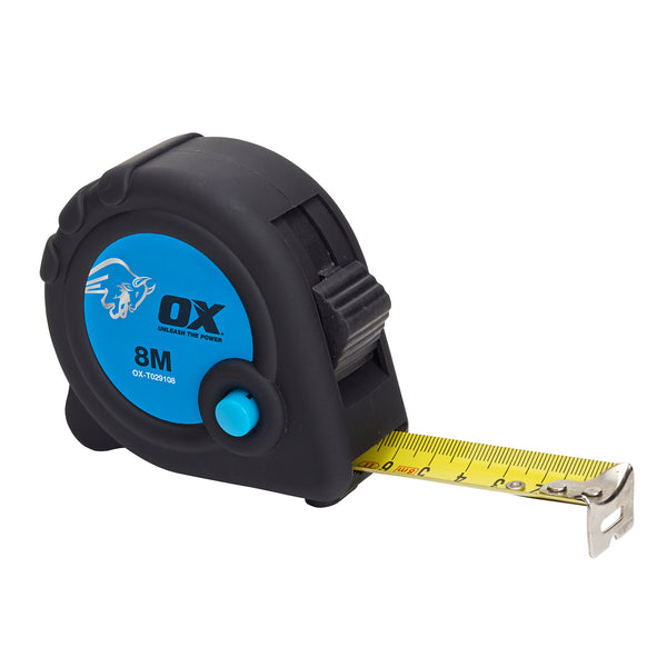 OX Tools OX-T029108 Trade Tape Measure Metric Only 8M