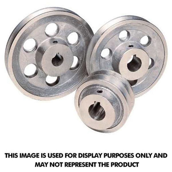 Clarke 2000118 125mm "A" Section V-Belt Pulley (24mm Bore/8mm Keyway)