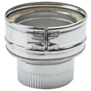 Clarke 6911261 5" to 6" Appliance Connector Vitreous to Stainless