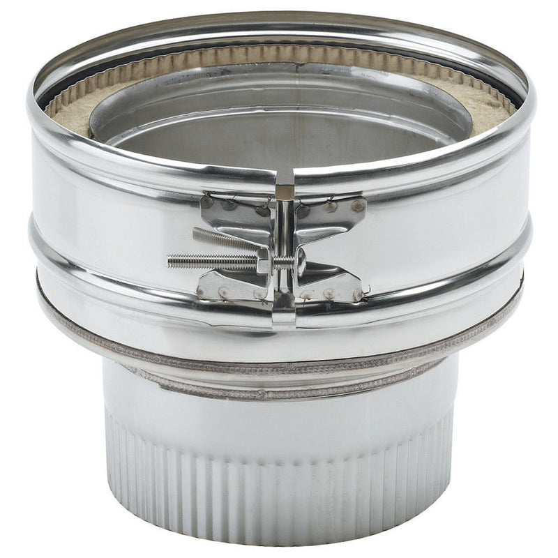 Clarke 6911261 5" to 6" Appliance Connector Vitreous to Stainless