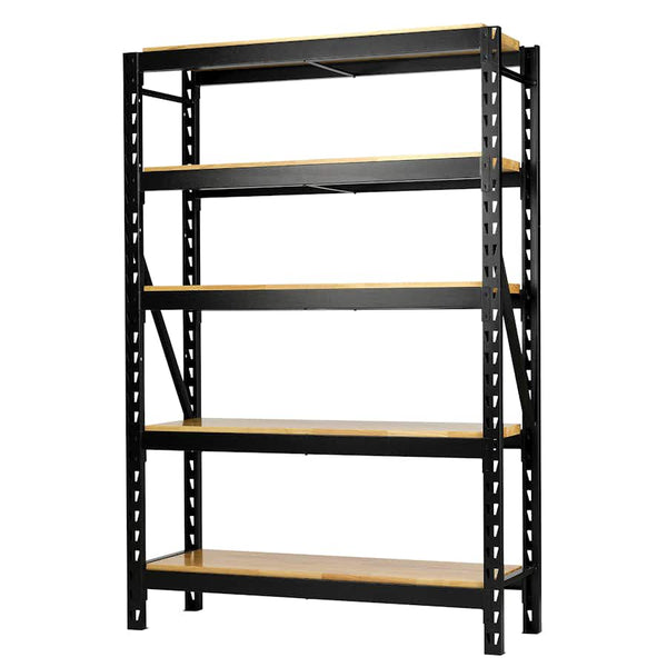 BUNKER&#174 27995 22 Piece Modular 5 Tier Racking with Hardwood Shelving, 1500mm