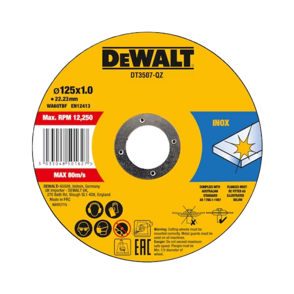 Dewalt DT3507-QZ CutDisk 125x1mm 10/Tin