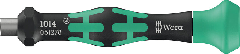 Wera 05051278001 1014 Kraftform Micro Bitholding screwdriver, 4 x 80 mm, 4mm Hexagon Drive