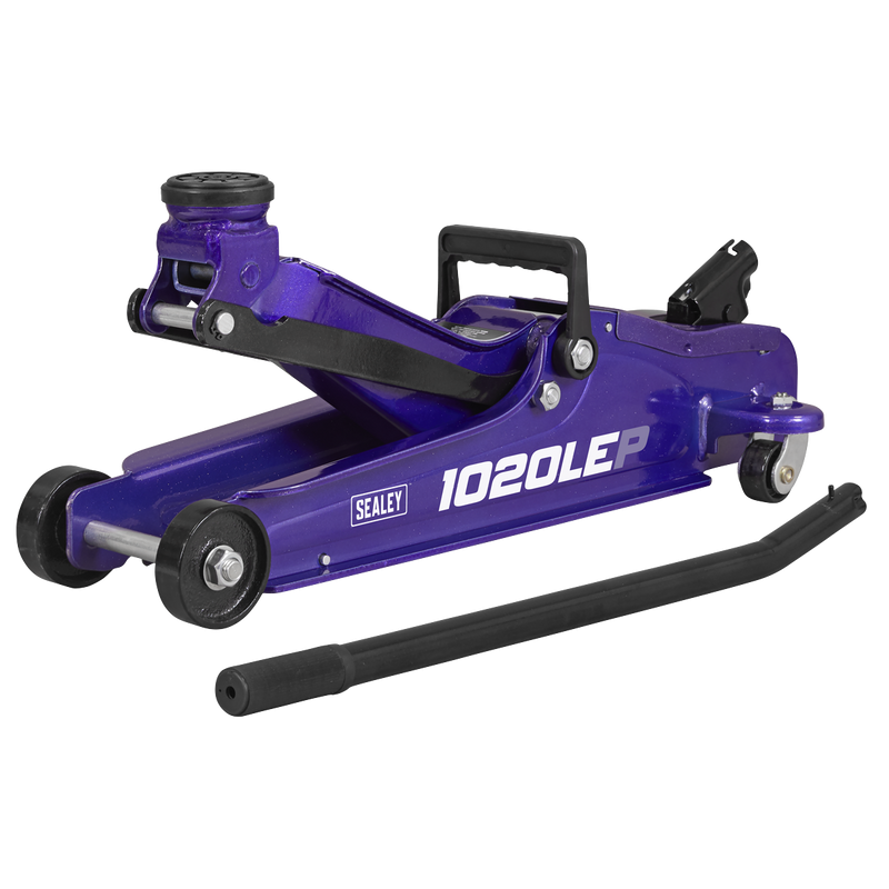 Sealey 1020LEP Low Profile Short Chassis Trolley Jack 2 Tonne - Purple