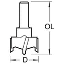 Trend Tools 104/35X3/8TC Hinge Sinking 35Mm Diameter