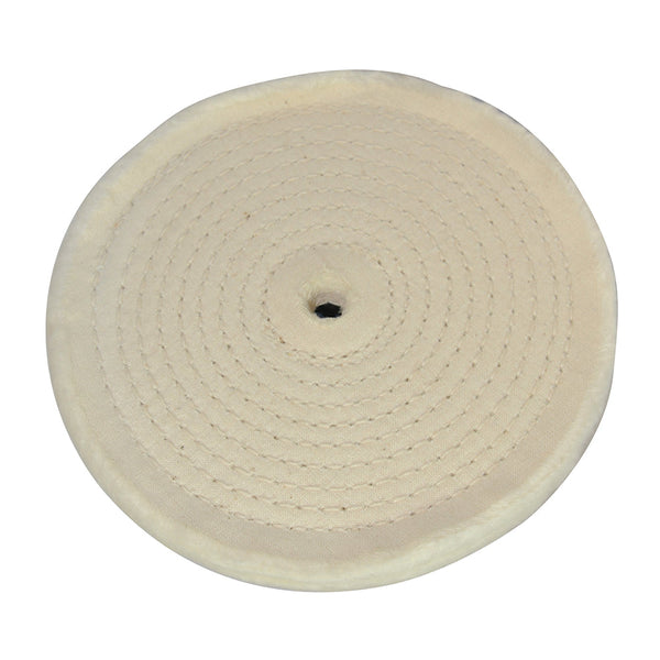 Silverline 105888 Spiral-Stitched Cotton Buffing Wheel