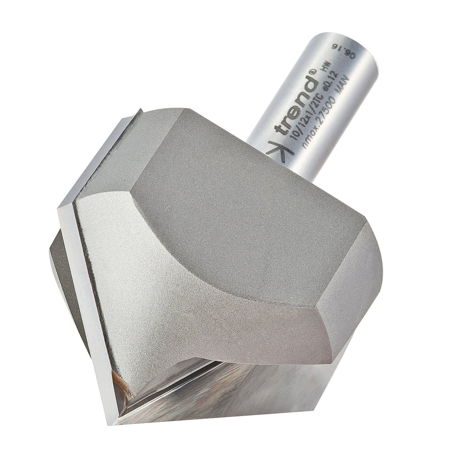 Trend Tools 10/12X1/2TC Chamfer V Groove Cutter 45 Degrees