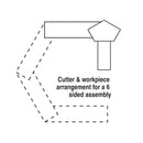 Trend Tools 10/50X1/2TC Birdsmouth Cutter 6&12 Sided 30/60 Deg